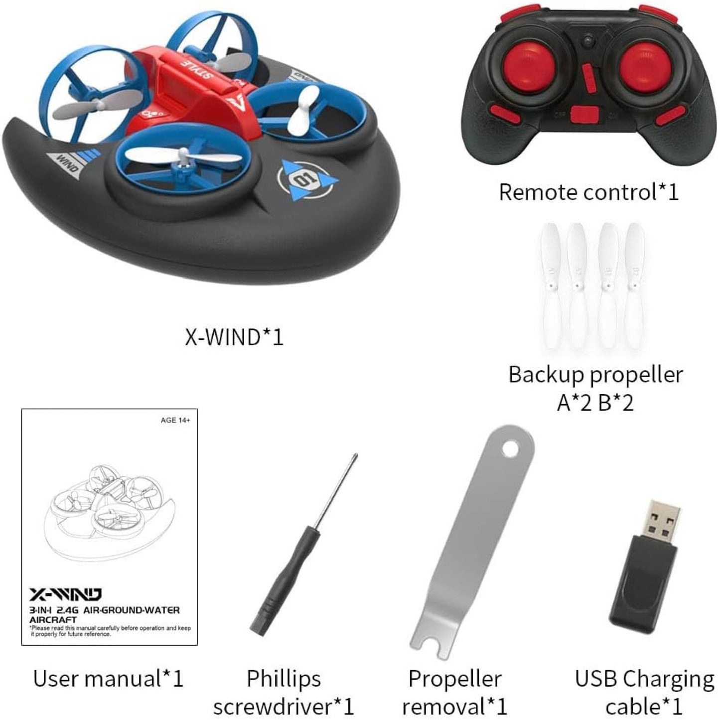 DRONIX™RC 3en1